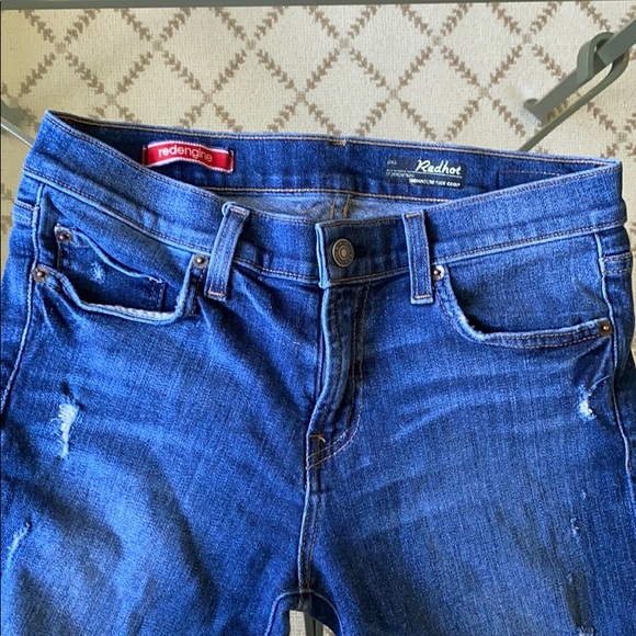 Red Engine Redhot Signature Rise Crop Jeans - Picture 4 of 5